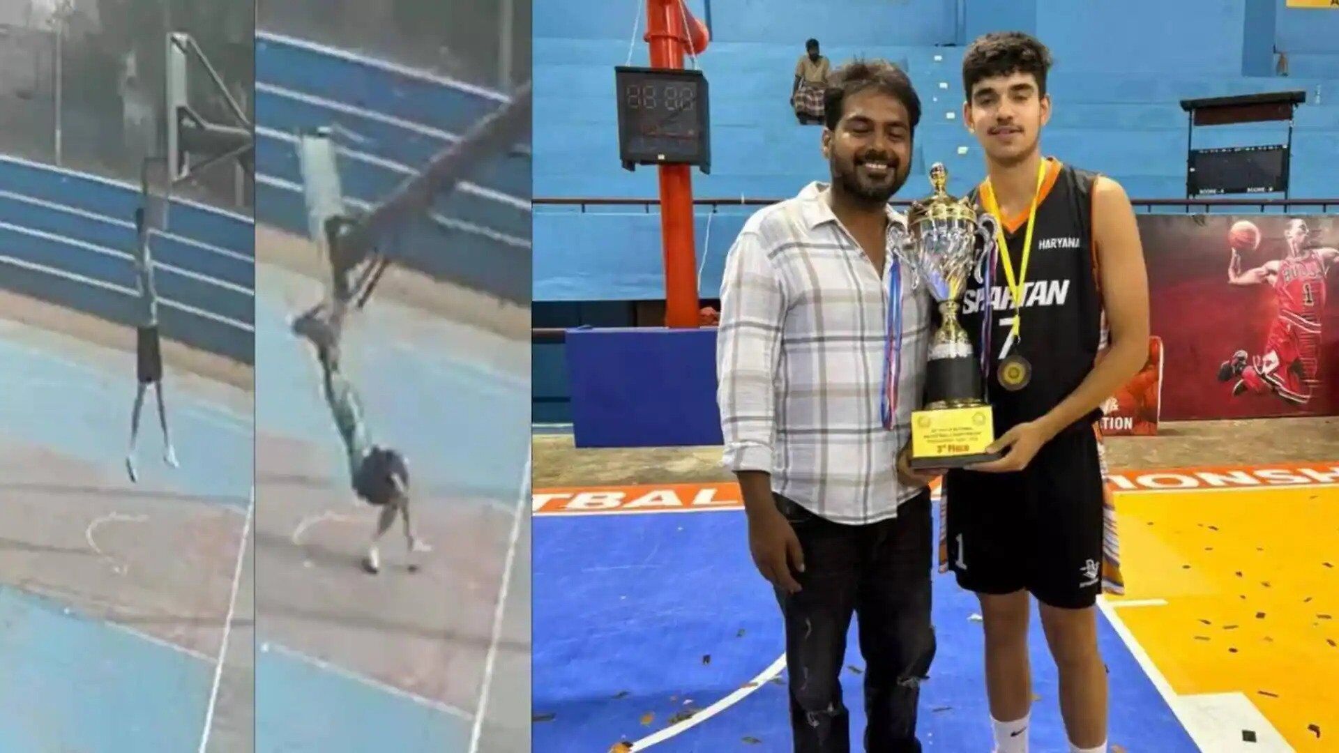 В Індії гравця збірної вбило баскетбольне кільце. Момент потрапив на відео