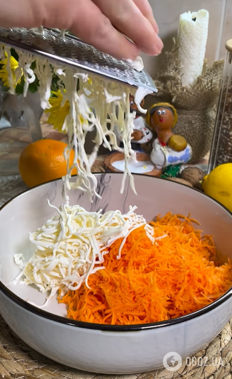 Элементарная намазка с морковью, сыром и чесноком: готовится 5 минут