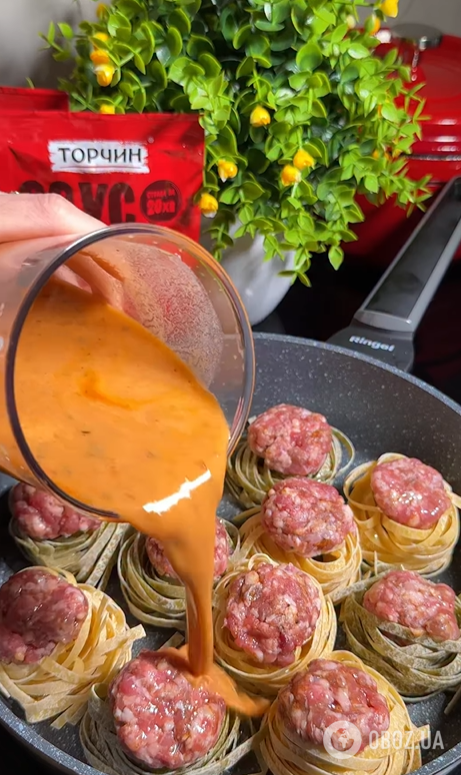 Не просто макароны: как приготовить спагетти-гнезда с фаршем на ужин