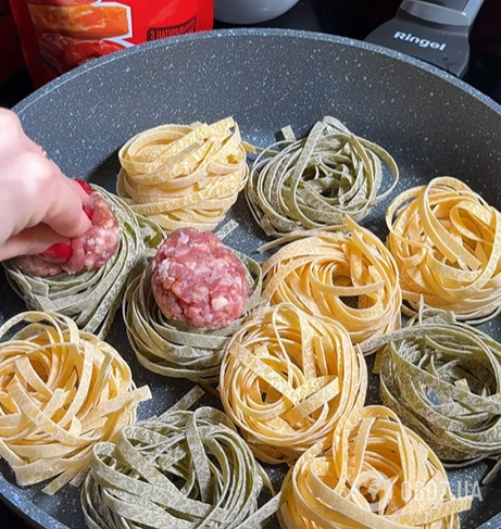 Не просто макароны: как приготовить спагетти-гнезда с фаршем на ужин