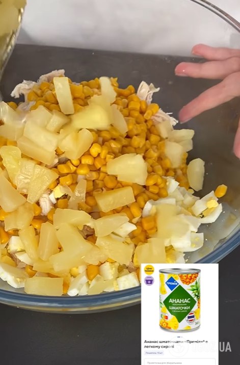 Майонезный салат с курицей и ананасами на Новый год: беспроигрышный рецепт для праздничного стола