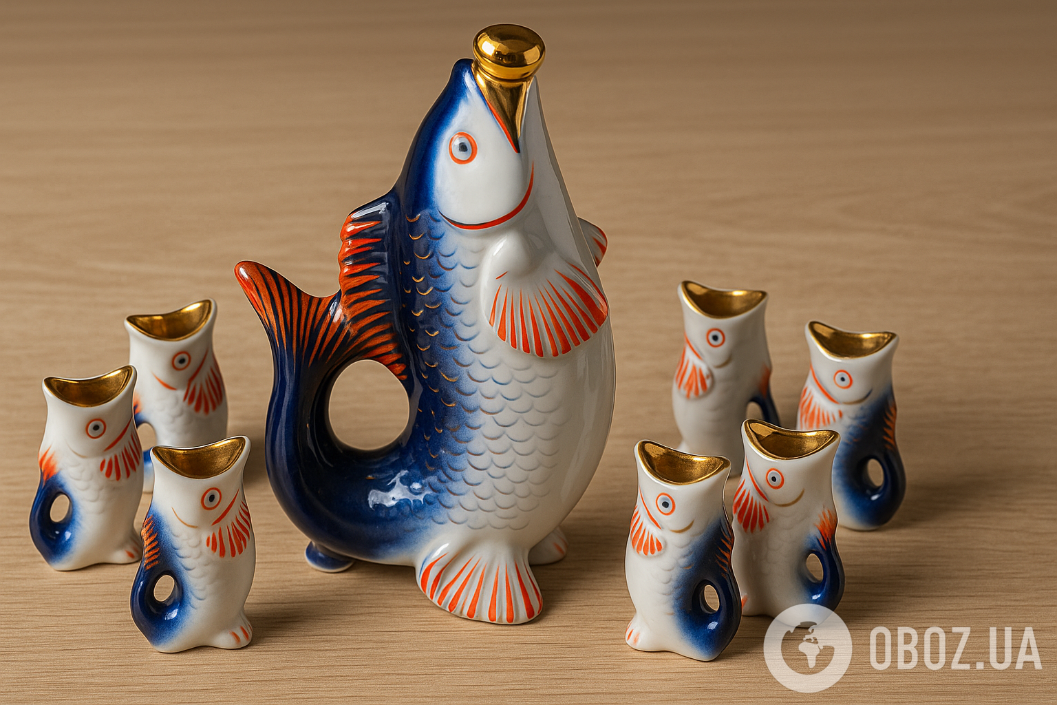 Кто придумал сервиз из фарфоровых рыбок и почему он стал хитом в СССР