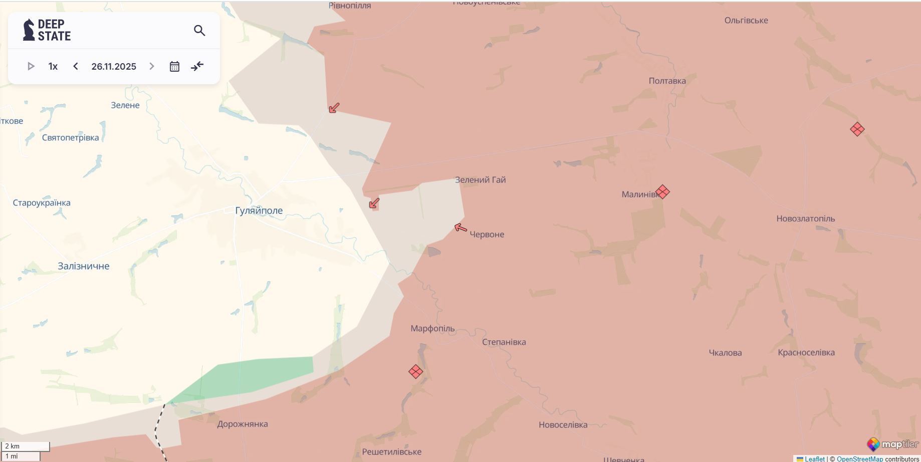 Оккупанты расстреляли пятерых военнопленных бойцов ВСУ западнее Зеленого Гая – DeepState