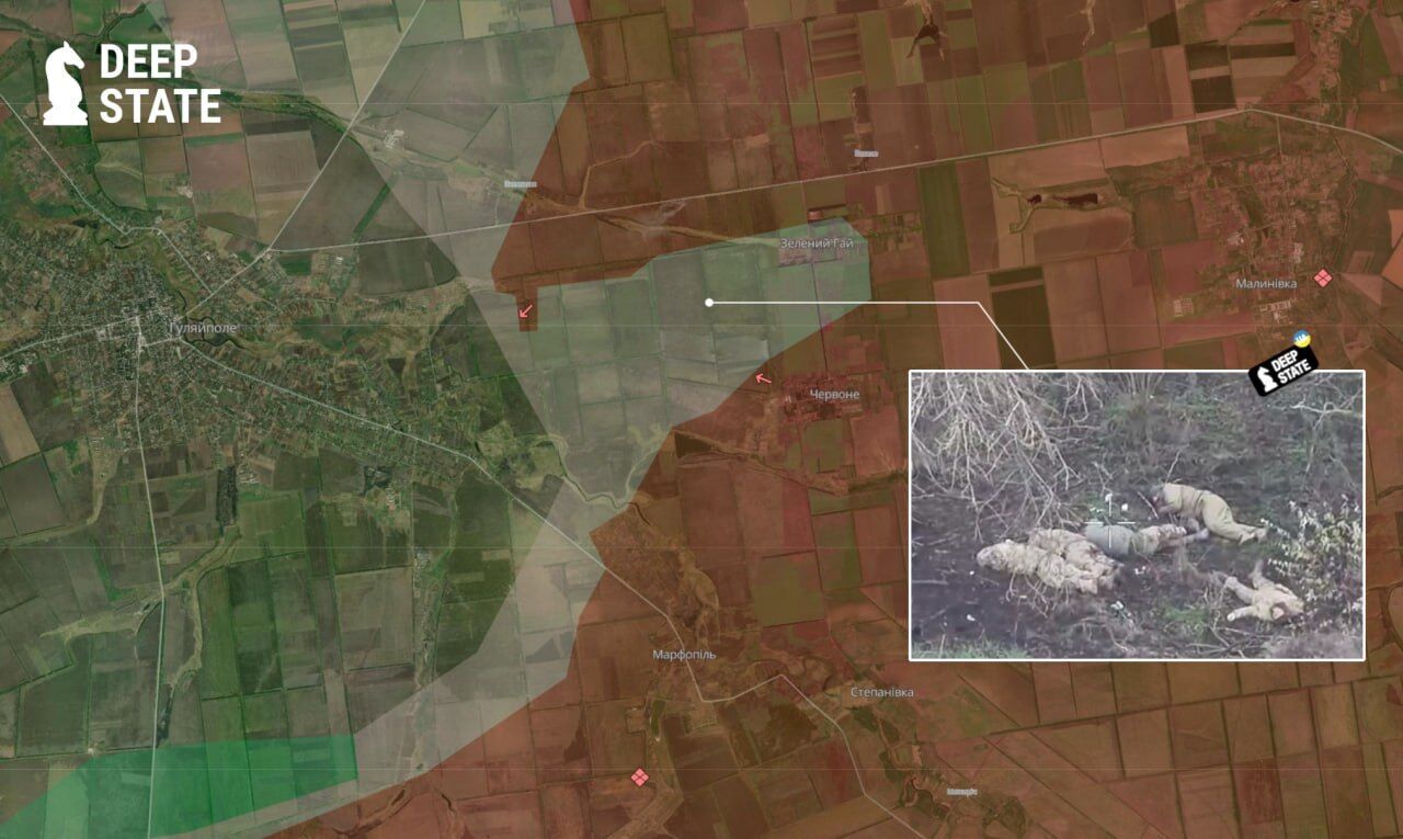 Оккупанты расстреляли пятерых военнопленных бойцов ВСУ западнее Зеленого Гая – DeepState