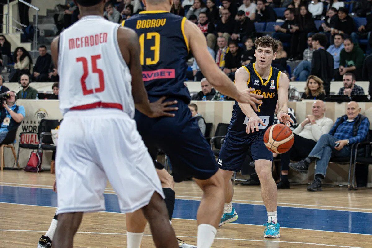 Украина перевернула игру и победила Грузию в отборе на ЧМ-2027 по баскетболу