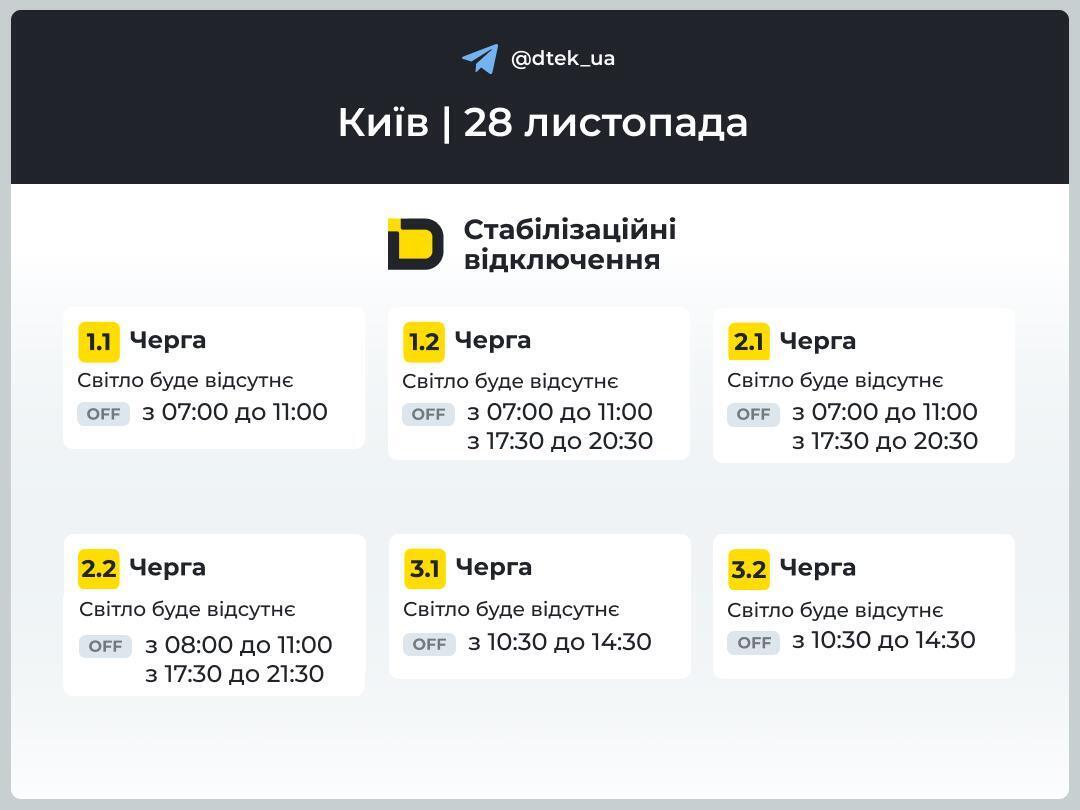 Энергетики ужесточили график отключений света: какой режим теперь действует в Киеве и по Украине