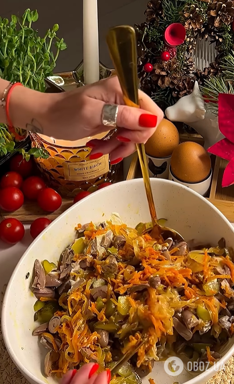 Який смачний салат приготувати з курячими сердечками: на кожен день і для святкового столу