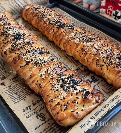 Ленивый слоеный пирог с грибами и ветчиной: готовится максимум 25 минут