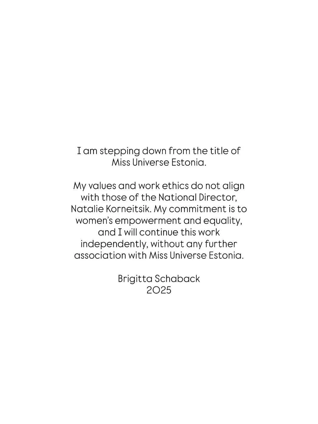 На "Мисс Вселенная 2025" разгорелся новый скандал: участницы из Эстонии и Кот-д-Ивуара отказались от своих титулов