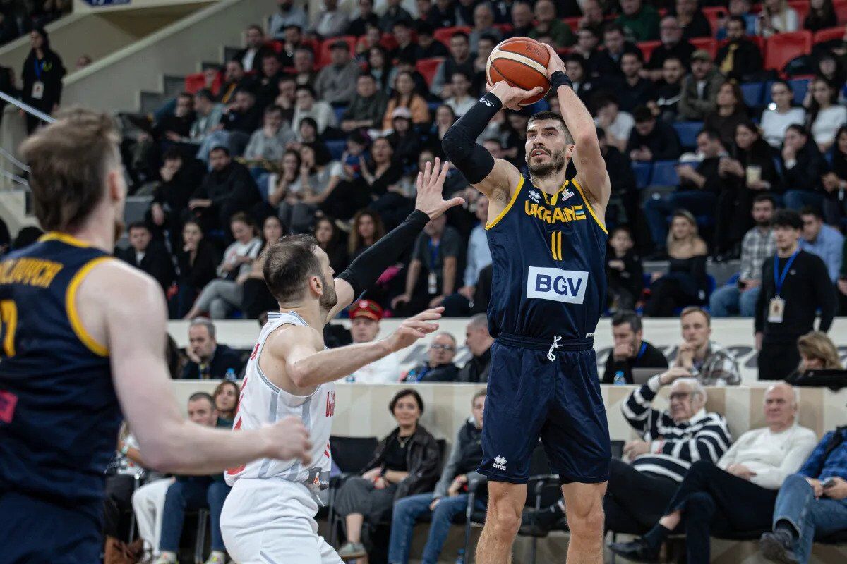 Украина перевернула игру и победила Грузию в отборе на ЧМ-2027 по баскетболу