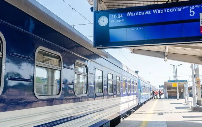 Поезд Киев–Варшава, расписание на декабрь 2025 года