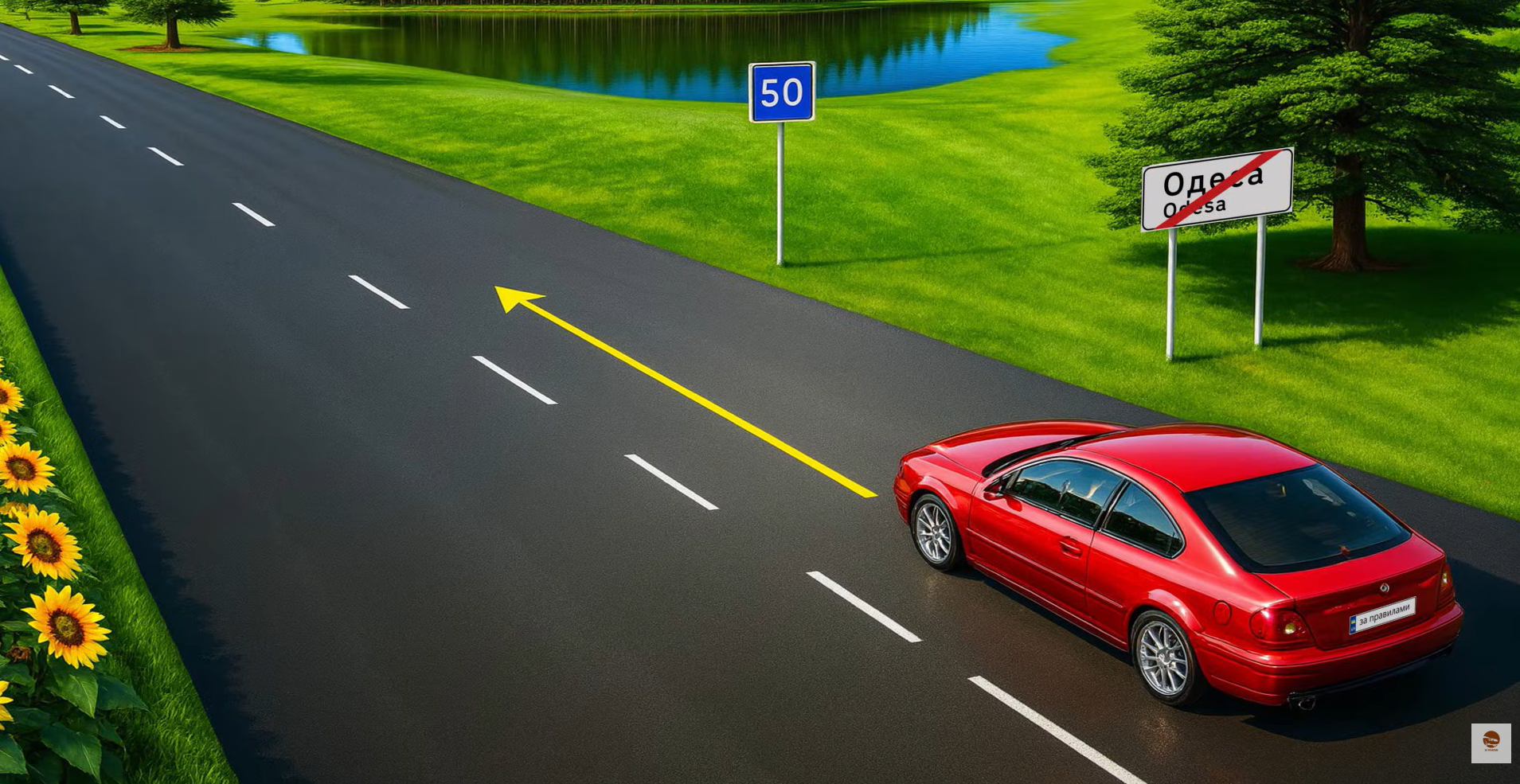 С какой скоростью можно двигаться дальше? Тест по ПДД