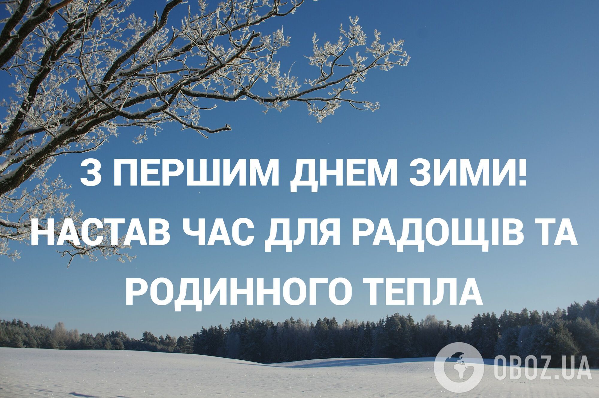 С первым днем зимы: красивые поздравления и картинки