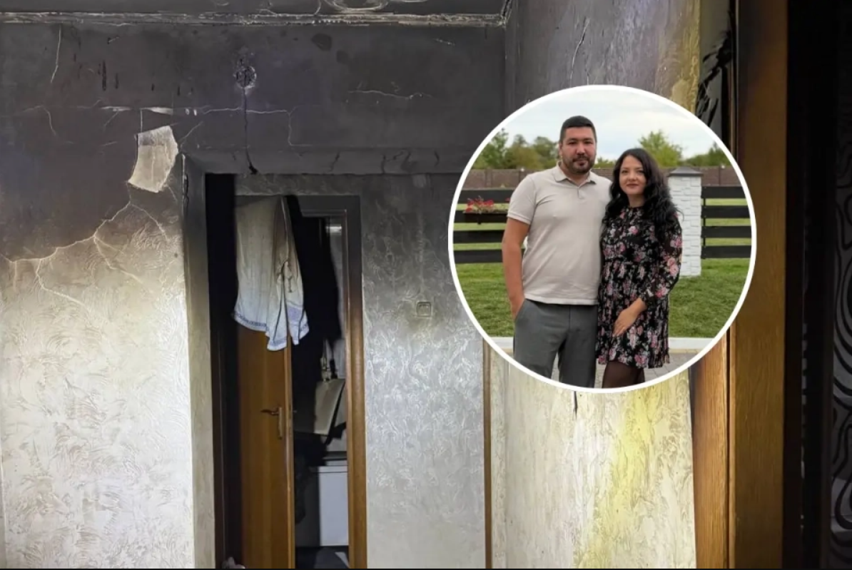 "Полум’я дуже швидко поширювалося": подружжя з Тернополя, яке врятувалося під час удару Росії, розповіло про пережите. Фото