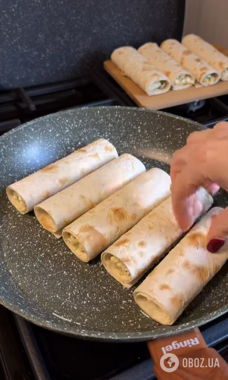 Ліниві трубочки з лаваша з сиром на перекус: готуються 10 хвилин