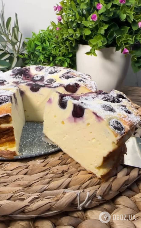 Сирна запіканка "Хвилинка": виходить дуже ніжною та повітряною