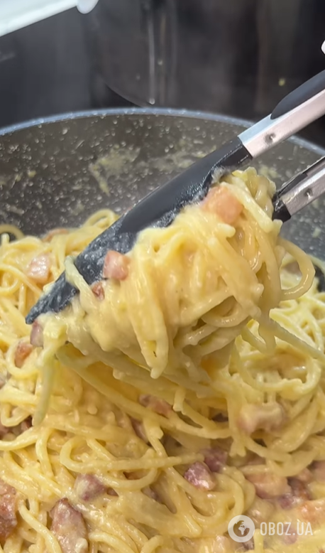 Класична "Карбонара", яку легко приготувати в домашніх умовах: не гірша, ніж у ресторанах