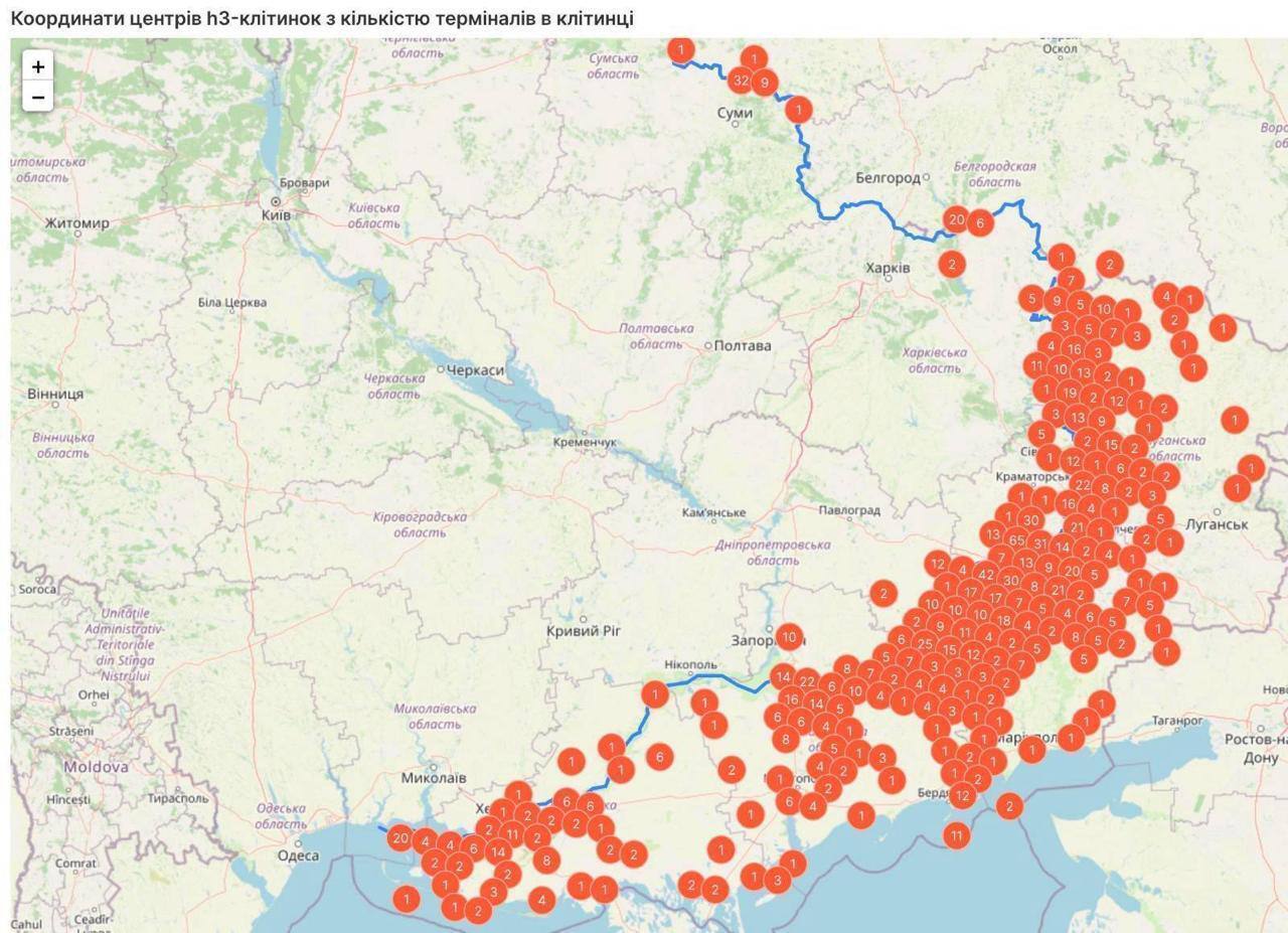 Бойцы ГУР взломали сети спецсвязи РФ вдоль фронта с Украиной и в Африке. Карта