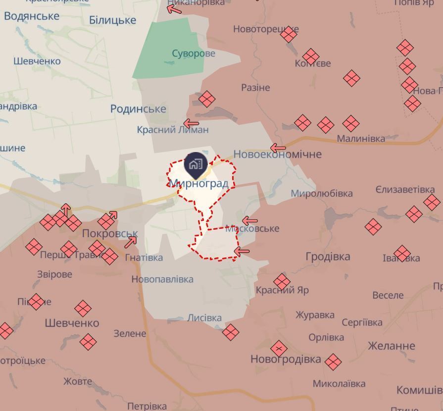 ВСУ держат оборону: военные рассказали, что происходит в Мирнограде