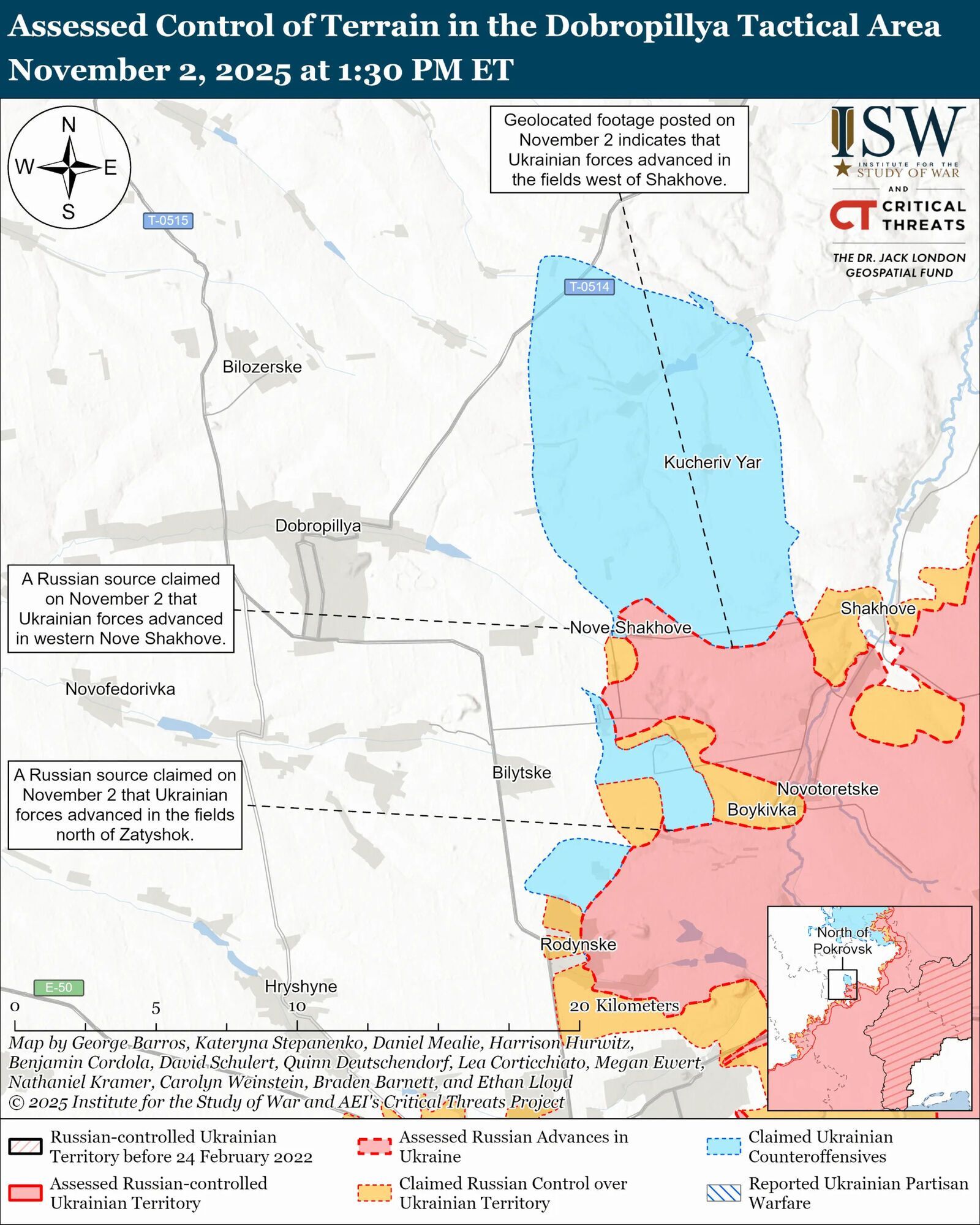 Українські війська просунулися в тактичному районі Добропілля: аналіз і карта ISW dqxikeidqxixqant