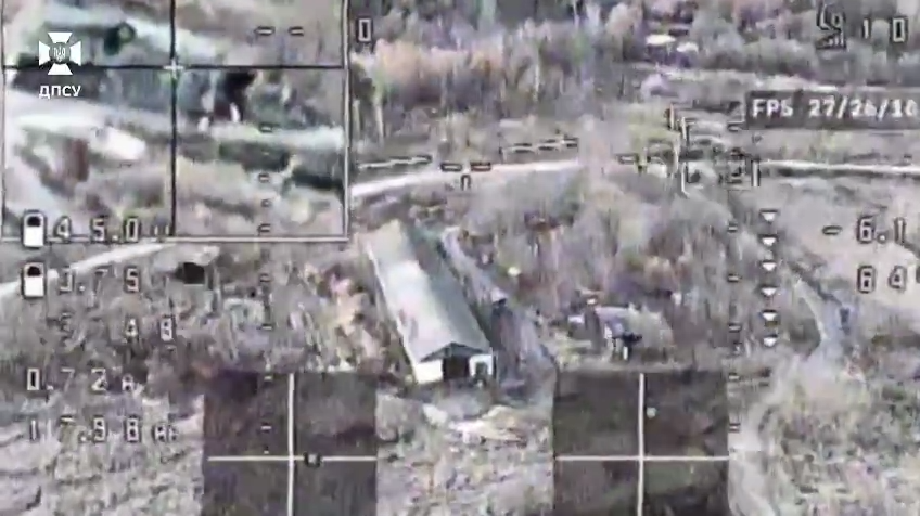 Пять вылетов – пять попаданий: пограничники отработали по позициям врага в Брянской области. Видео