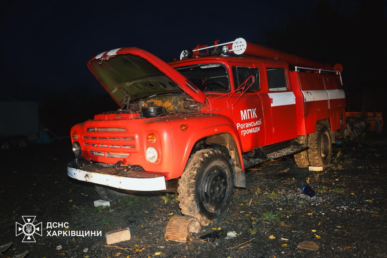 Окупанти атакували Харківщину: стались пожежі, серед постраждалих – вогнеборці. Фото