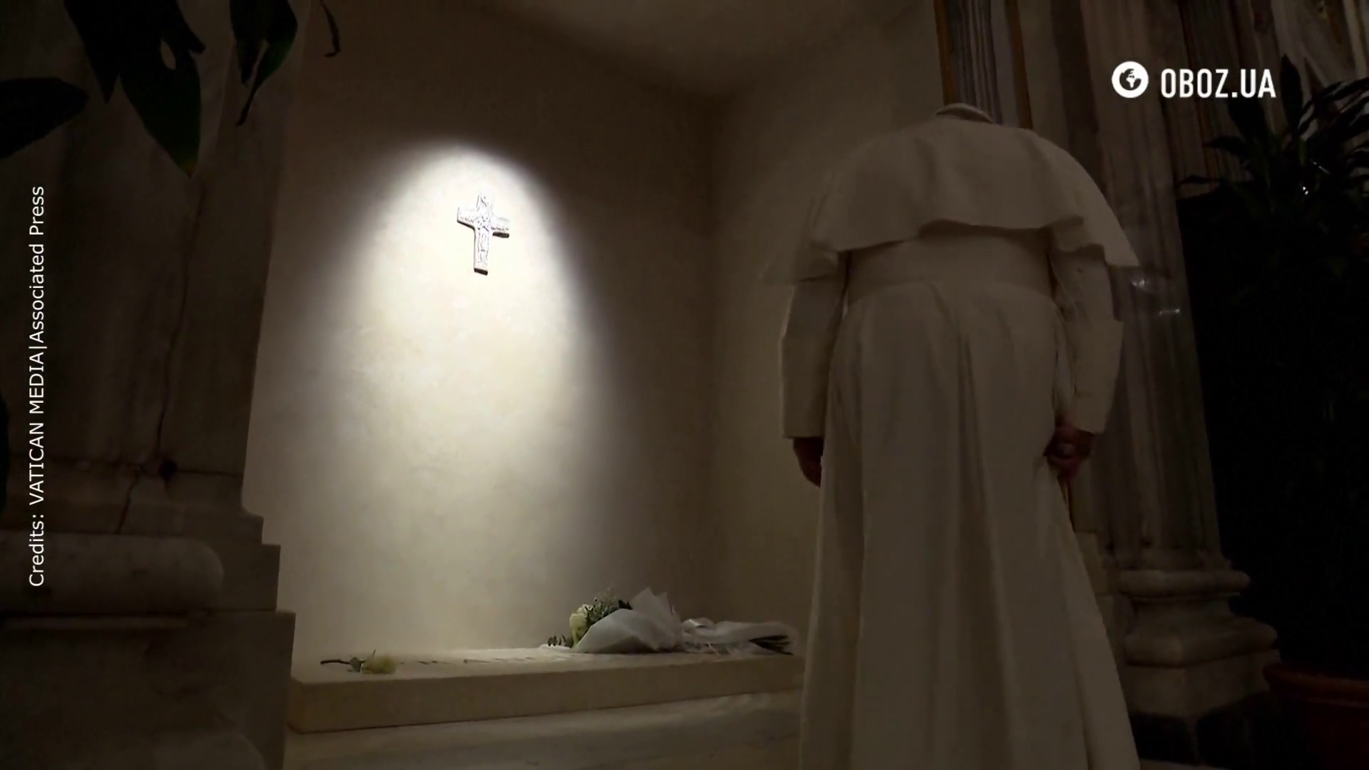 Як виглядає гробниця Папи Римського Франциска: у мережі з'явилось відео