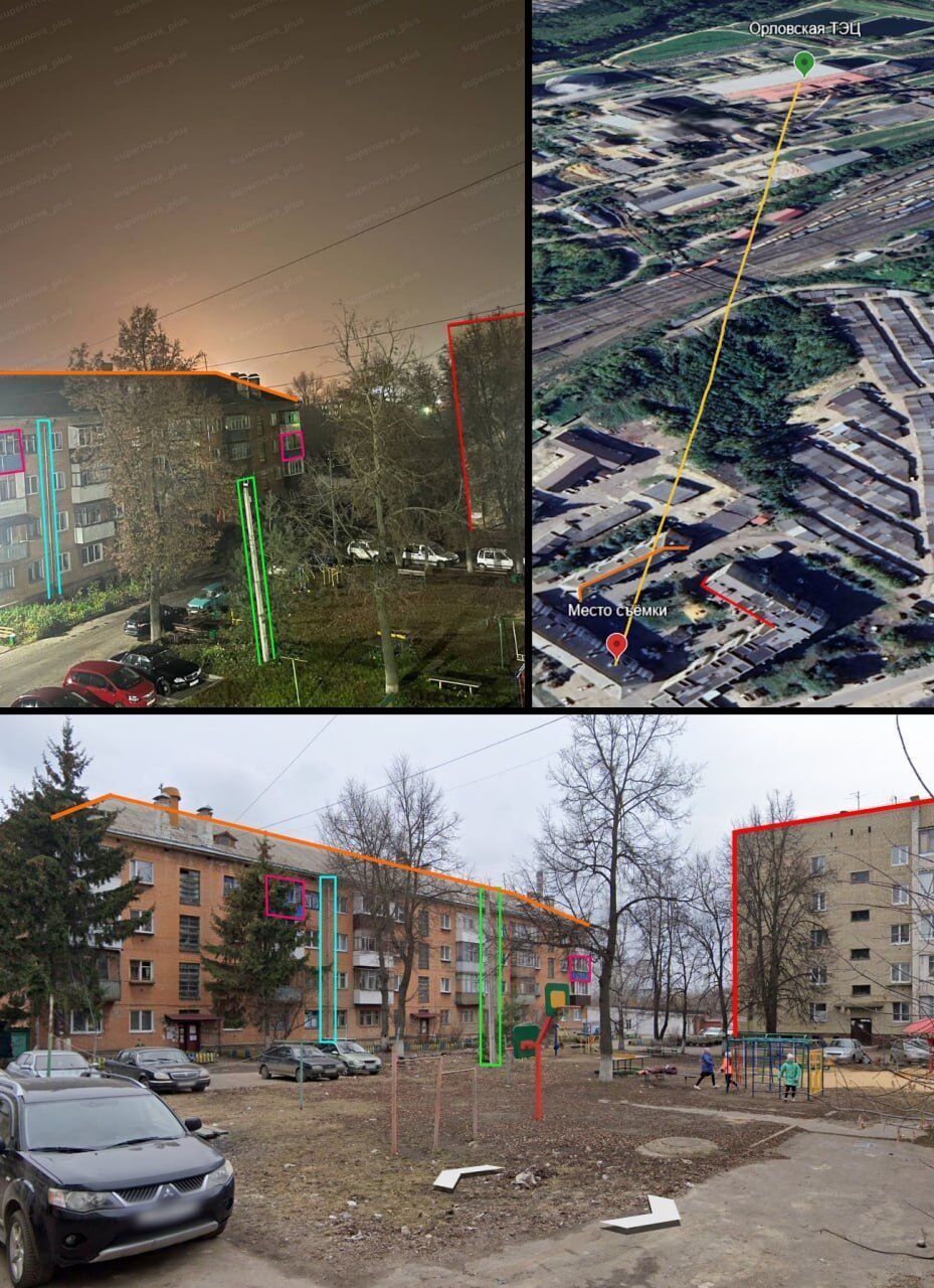В российском Орле прогремели взрывы: ракеты попали в районе ТЭЦ. Фото и видео