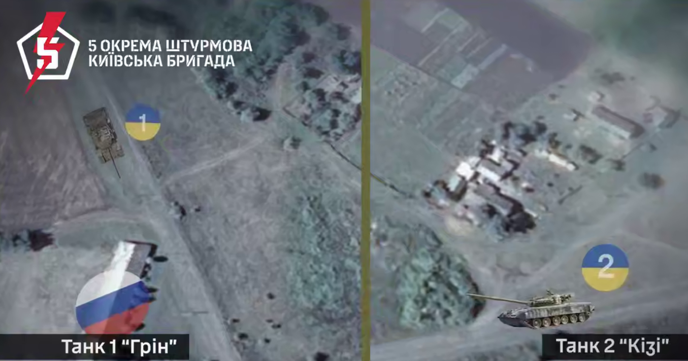 Действовали на опережение: танки украинских штурмовиков разнесли группу оккупантов в укрытии. Видео