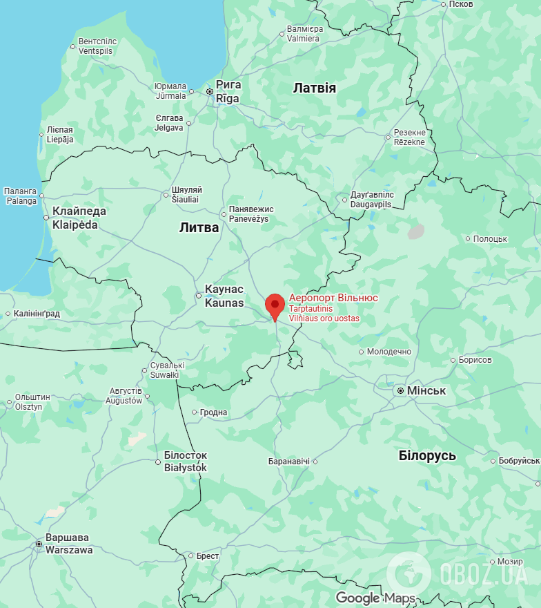 В столице Литвы закрывали аэропорт из-за неизвестного дрона: его оператора не нашли