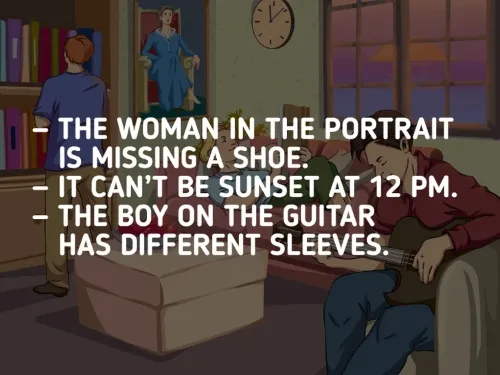 Найдите три ошибки: головоломка на сообразительность