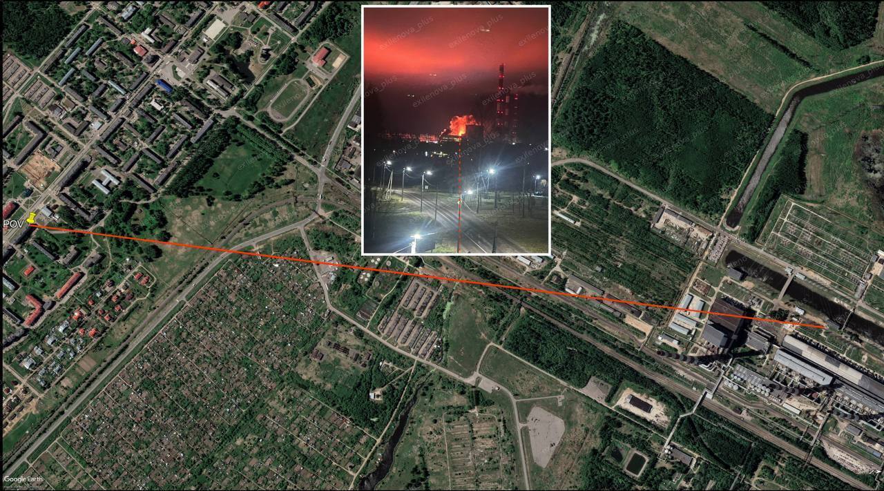 В Костромской области атакована ГРЭС: после прилетов произошел пожар. Фото и видео