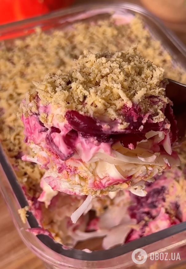 Салат "Крабова Шуба" для святкового столу: рецепт смачної та легкої страви