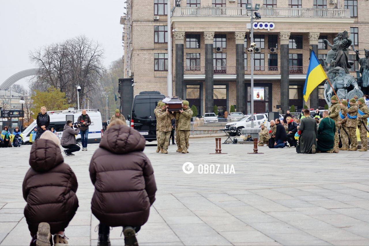 В Киеве попрощались с военным Владимиром Святненко, который погиб в результате ракетной атаки РФ. Фото