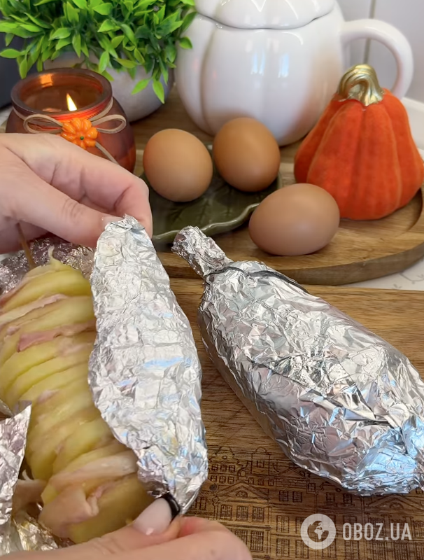 Запечена картопля з беконом на шпажках: рецепт страви, яка сподобається всім