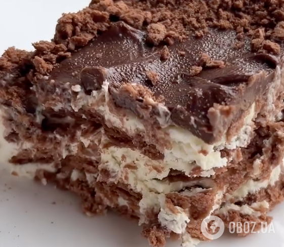 Шоколадный новогодний торт без выпечки: самый простой и быстрый рецепт десерта