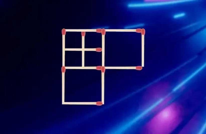 Головоломка для розумників: створить сім квадратів із чотирьох, переклавши лише два сірники