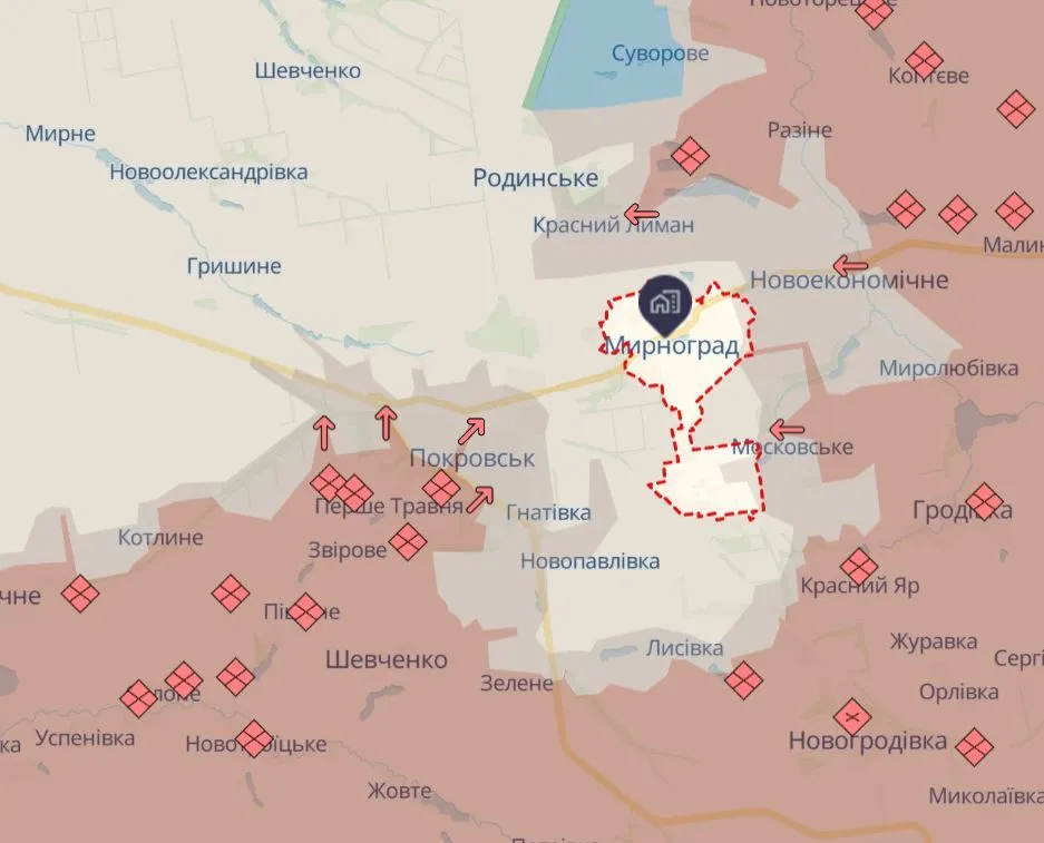 Руйнації, смерть і занепад: ЗСУ показали, як виглядає Мирноград із висоти пташиного польоту. Відео dqxikeidqxiqqeant