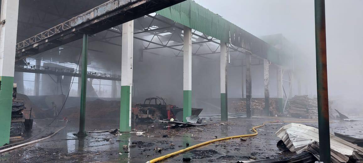 Россия ударила по одной из ТЭЦ на биомассе, которая стала эталоном для отрасли. Фото