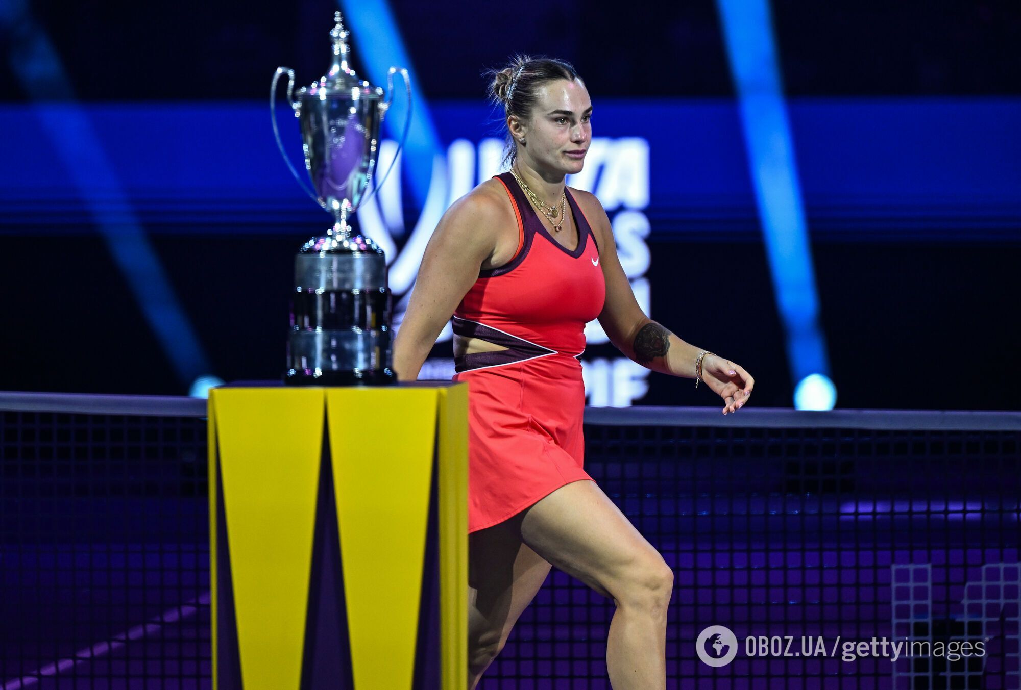 Скандал дня. Рибакіна влаштувала бунт після перемоги над Соболенко у фіналі Підсумкового турніру. Відео