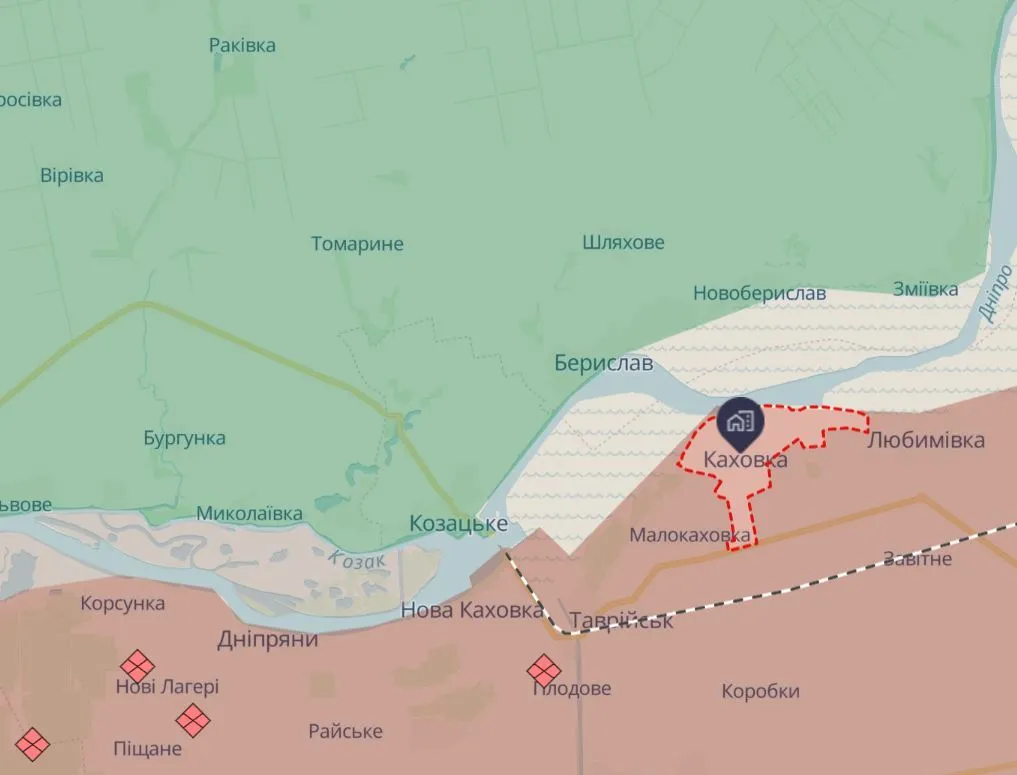 "Цю зону тримають під особливим контролем": в ЗСУ розповіли, як окупанти намагаються маневрувати по дну колишнього Каховського водосховища
