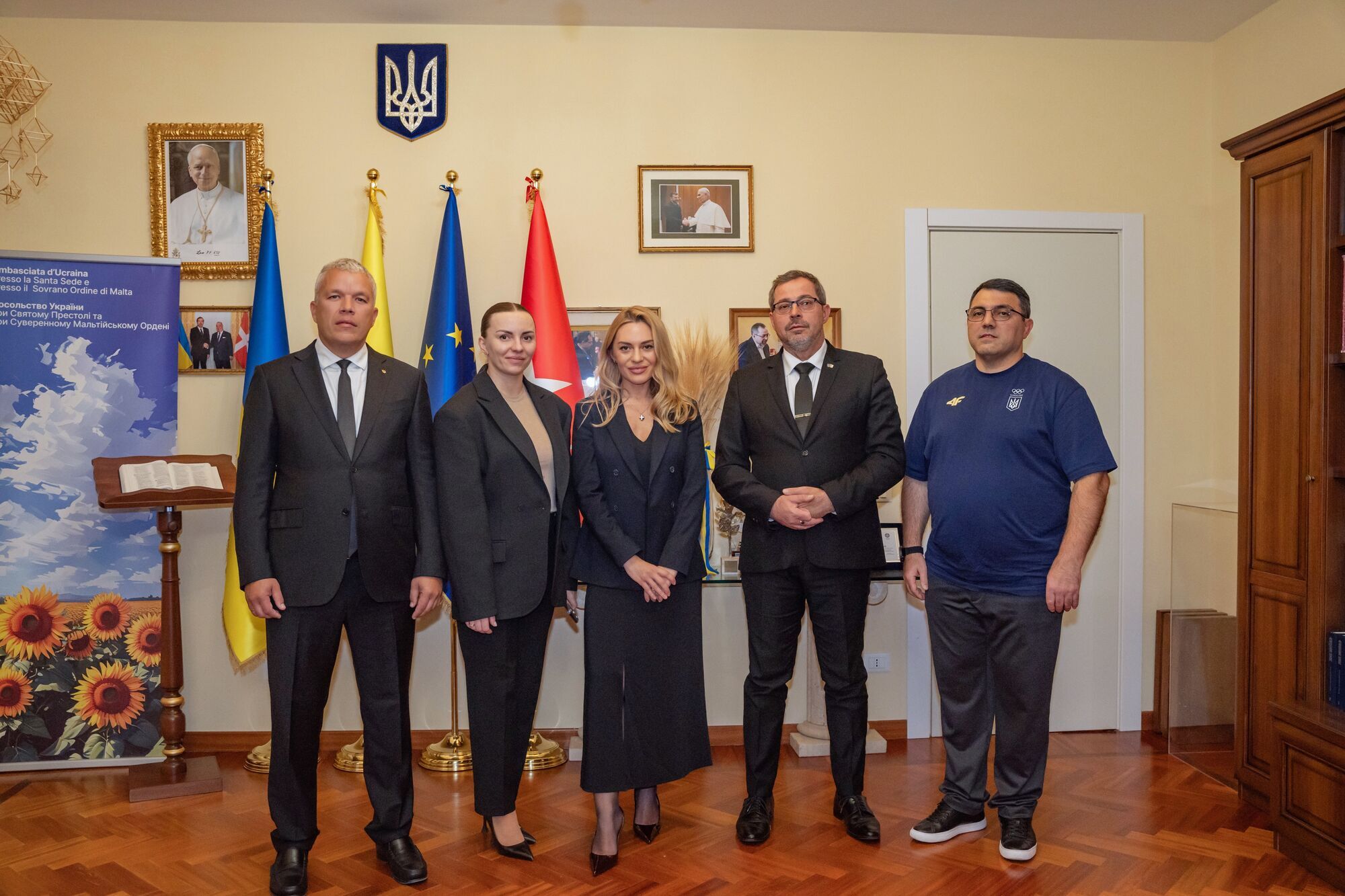 Українські учасники Olympic Dreams зустрілися із Папою Левом XIV