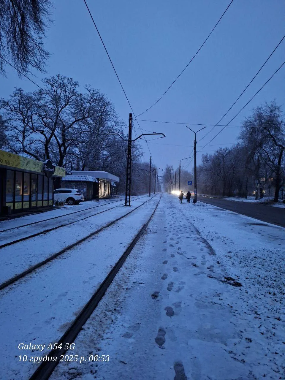 Пришла зима: в Украине в ряде областей выпал снег. Фото и видео