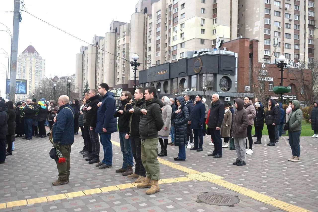 Це важка втрата: у Києві попрощалися з військовим Юрієм Сидоренком. Фото