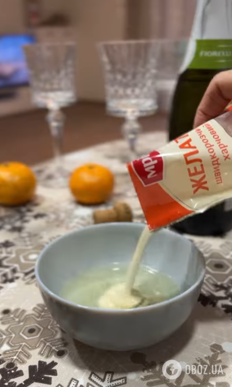 Як приготувати оригінальне желе із шампанського: ідея новорічного десерту