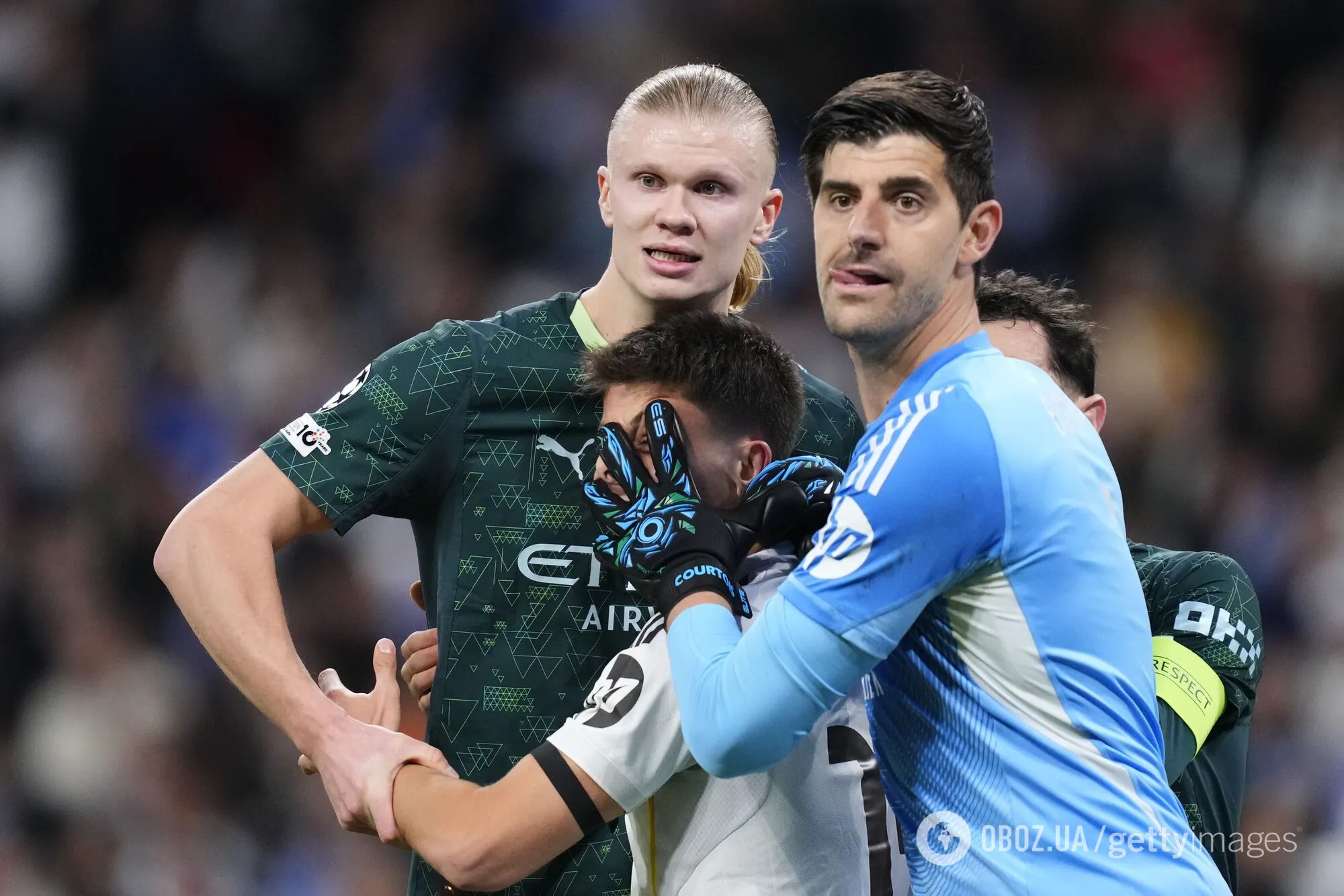 Конкурент Лунина в "Реале" стал виновником поражения от "Манчестер Сити". Видео