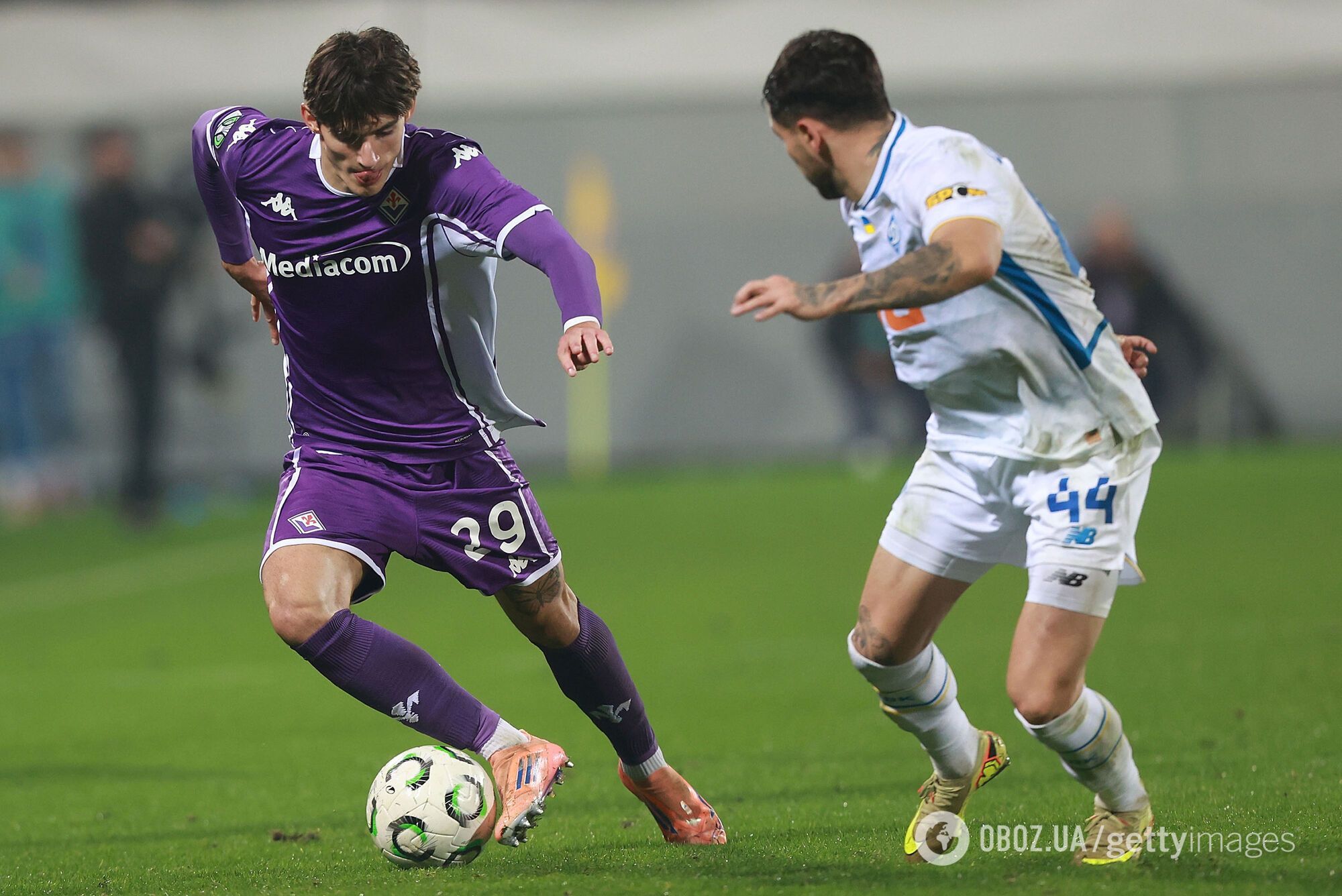 "Динамо" забило гол-шедевр, но проиграло "Фиорентине" в Лиге конференций. Видео