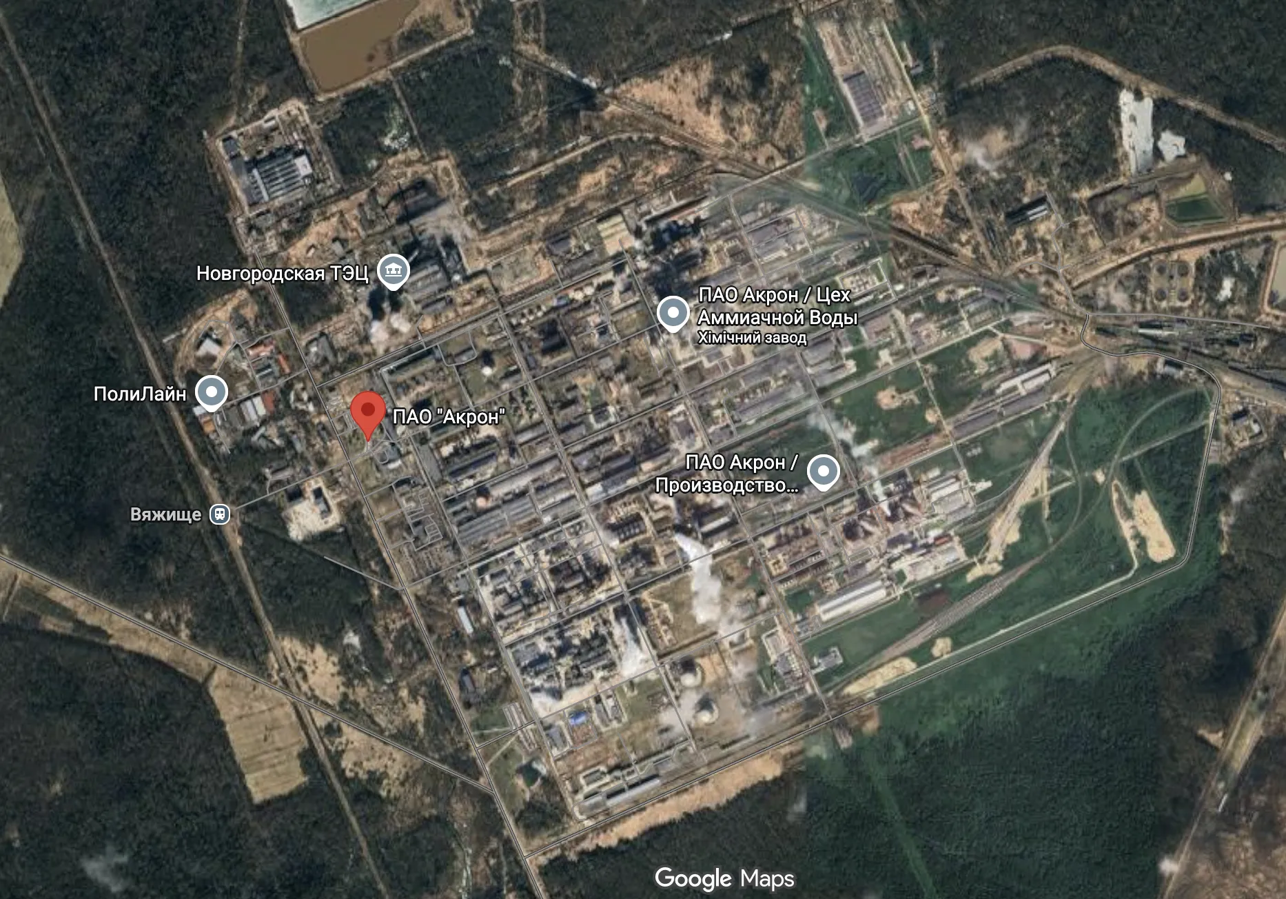 У Великому Новгороді дрони атакували великий хімічний завод: спалахнула пожежа. Фото і відео