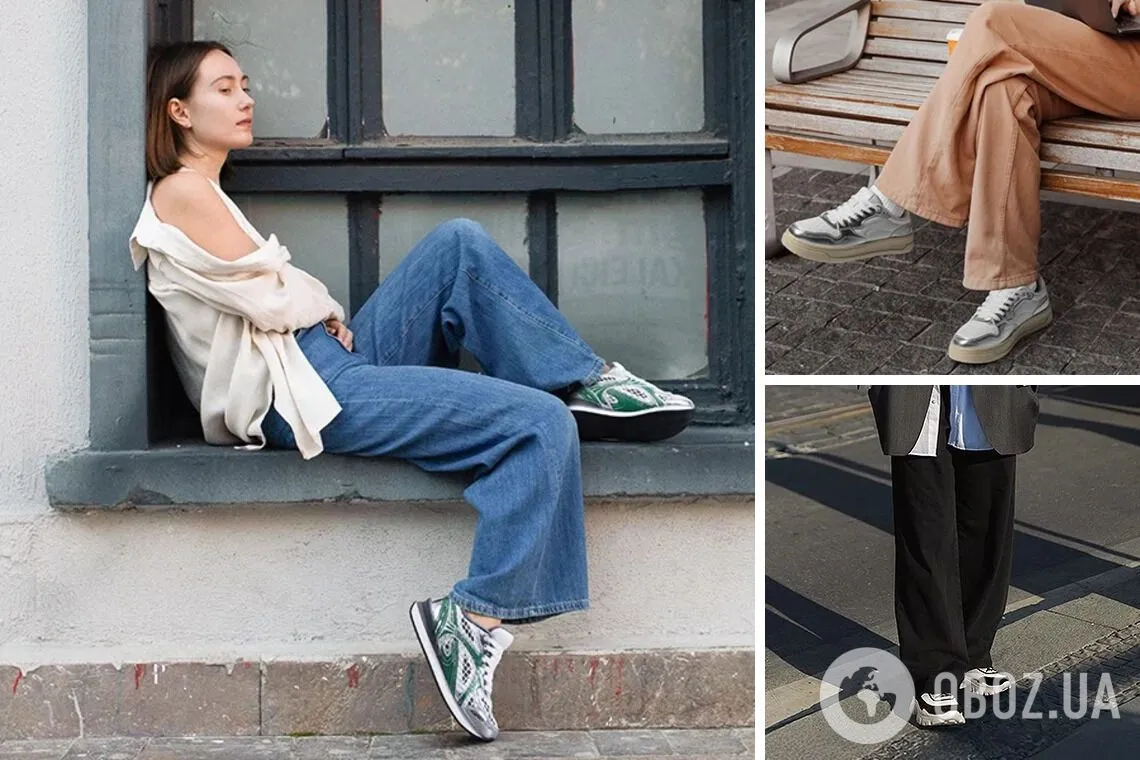 Какая обувь лучше всего подходит под широкие джинсы: что носить в 2026 году