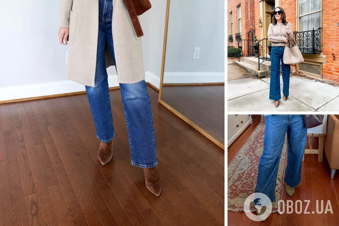 Какая обувь лучше всего подходит под широкие джинсы: что носить в 2026 году